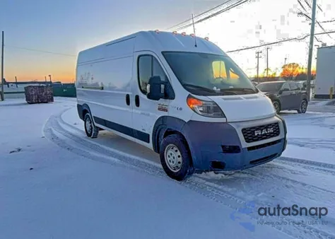 2021 Ram Promaster 2500 2500 High z USA, uszkodzony, nr VIN 3C6LRVDG6ME517248